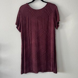 Maroon Dress